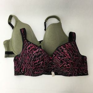 Cacique Bra Full Coverage Balconette Size 44DD x2